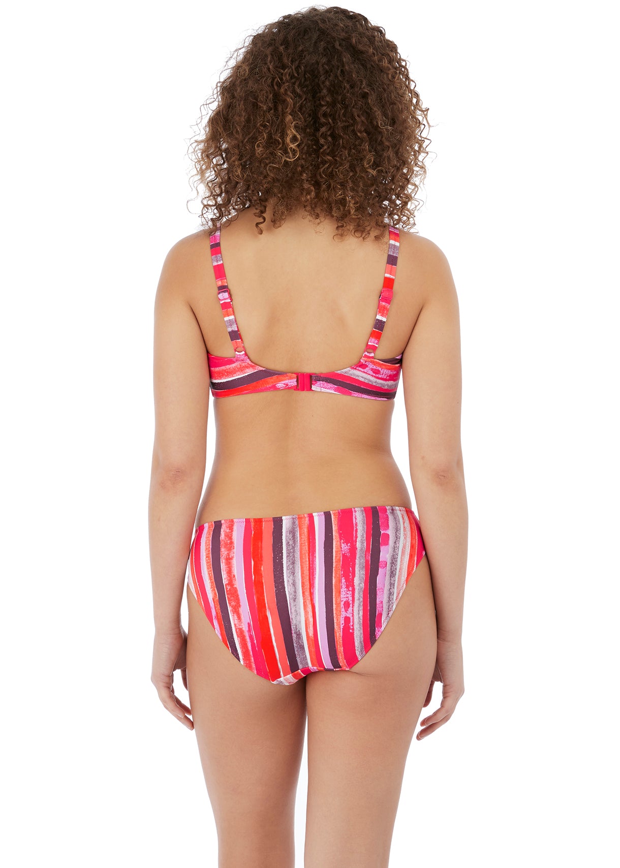 Zentoa Women's Racerback Mesh Detail Bikini Swimsuit Top LB3 Mauve Small NWT